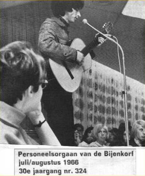 Optreden in de Bijenkorf, 1966