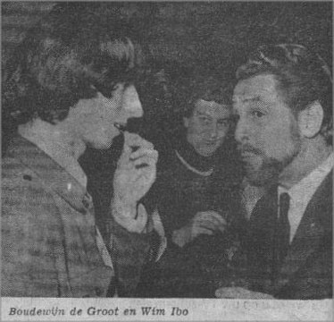 Boudewijn met Wim Ibo, 1965